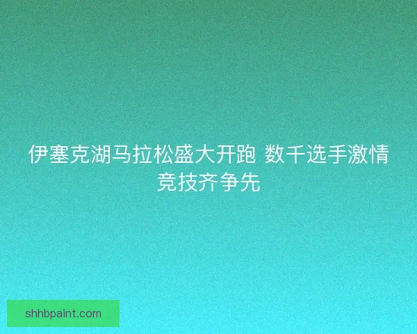 伊塞克湖马拉松盛大开跑 数千选手激情竞技齐争先
